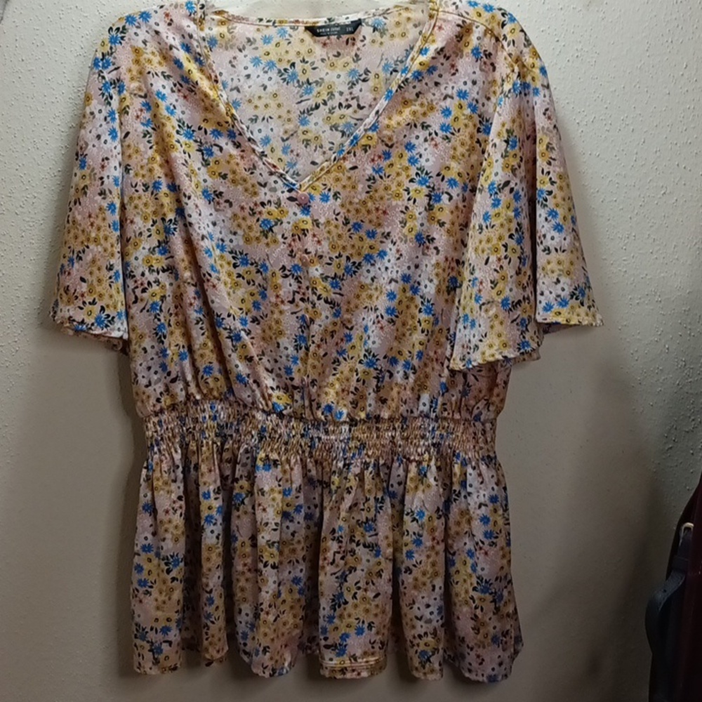 Shein Floral Top 2X